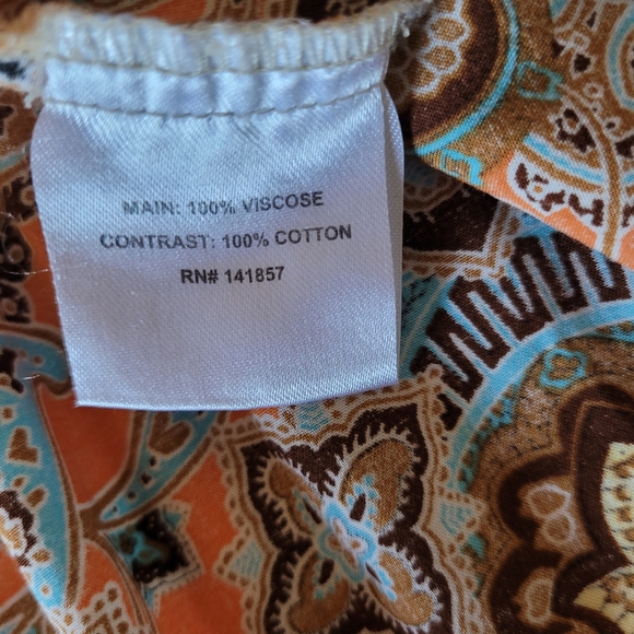 Artisan De Luxe Mixed Print Blouse, VGUC, Size S - Picture 12 of 12